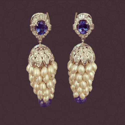 Frosted Peaks Earrings