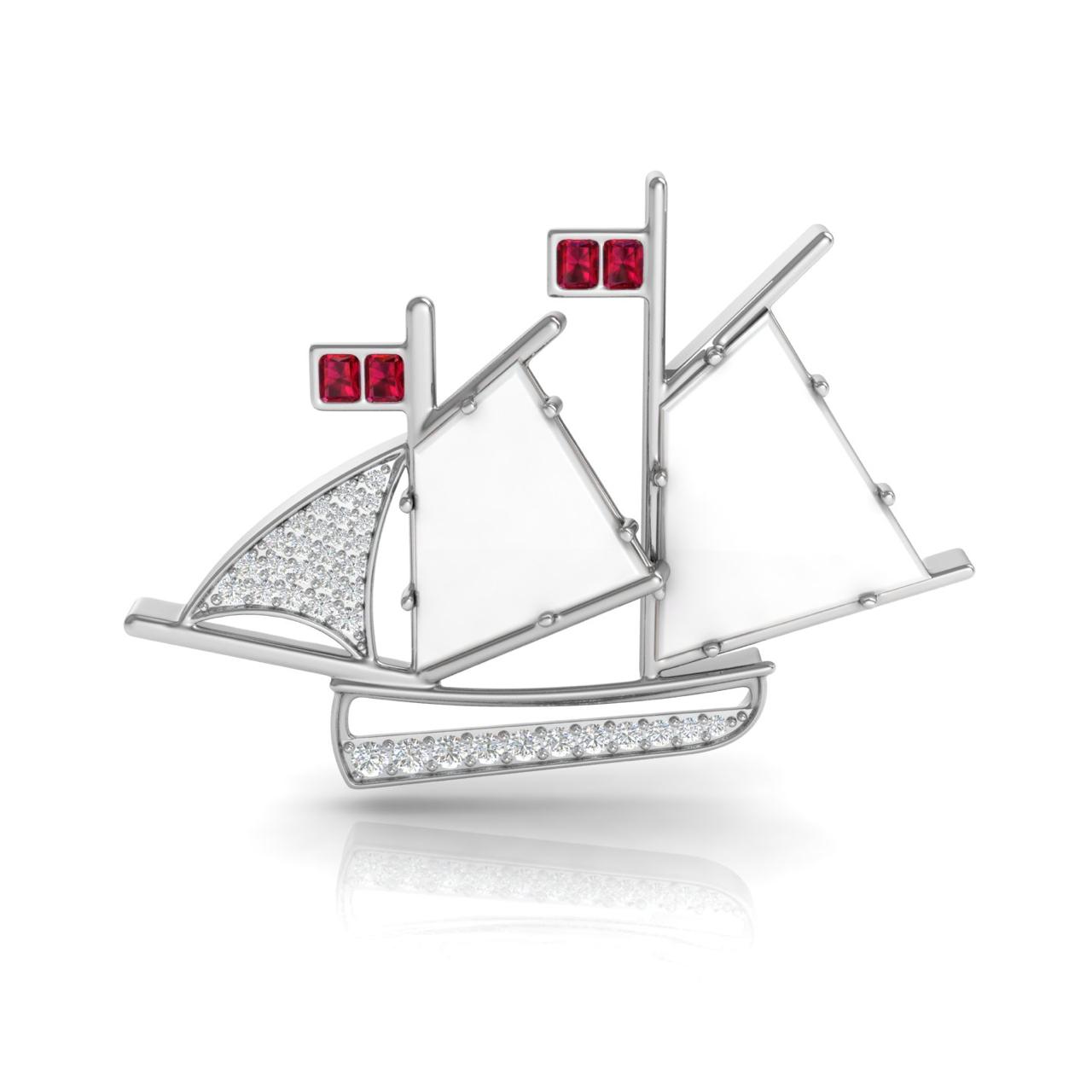 Ship Brooch