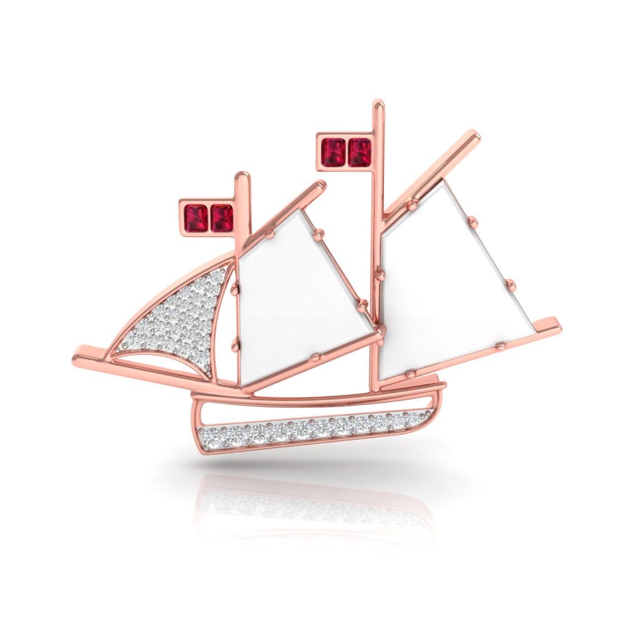 Ship Brooch